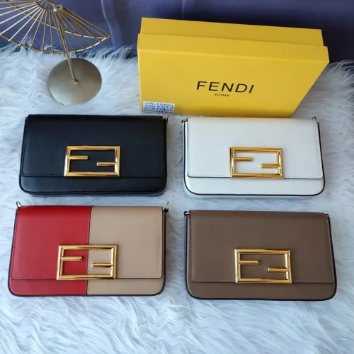 Fendi Mini handbag with flip and snap closure Pequin fabric back and flat pocket bag #999937011