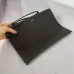 Fendi Pouch: Sleek Black Leather, Minimalist Logo, Redefining Timeless Elegance size:30×20cm #B54155