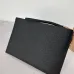 Fendi Pouch: Sleek Black Leather, Minimalist Logo, Redefining Timeless Elegance size:30×20cm #B54155