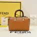 Fendi Roma Leather Handbag With Tortoise - Shell Handle And Brand Embossing For Luxury Style size:17×8×12cm #B54266