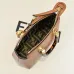 Fendi Roma Leather Handbag With Tortoise - Shell Handle And Brand Embossing For Luxury Style size:17×8×12cm #B54266