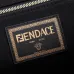 Fendi Tote: Textured Canvas, Gold Logo & Greek Key, Epitomizing Timeless Luxury size:35×17×31cm #B54153