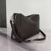Fendi Brown/Black Grained Leather Hobo Bag with Adjustable Strap - Luxurious Women's Crossbody Shoulder Bag for Timeless Elegance #B58159