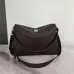 Fendi Brown/Black Grained Leather Hobo Bag with Adjustable Strap - Luxurious Women's Crossbody Shoulder Bag for Timeless Elegance #B58159
