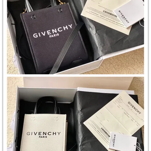 Givenchy Mini Canvas Tote Bag, 17 x 15 x 5 cm #B63226