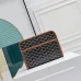 Goyard Canvas Clutch with Leather Trim #B45639