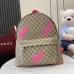 Gucci Medium backpack with print in black soft leather size:36×41×18cm #B53326