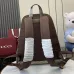 Gucci Ophidia medium backpack in beige and dark brown fabric size:36×41×18cm #B53691