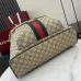 Gucci Ophidia medium backpack in beige and dark brown fabric size:36×41×18cm #B53691