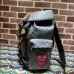 Gucci Original 690999 Backpack | Cute Cat Print GG Supreme Canvas Travel Bag #B60240