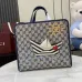 Children's printed GG tote bag in beige and blue #B52662