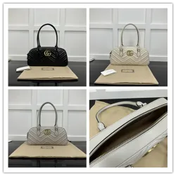 Gucci 795218 Quilted Leather Satchel Bag, Top Quality, 35.5x16.5x7cm #B61841