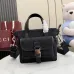 Gucci 854743 Medium Messenger Bag - Black Canvas & Leather #B60905