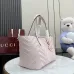 Gucci 855279 GG Marmont Large Tote Bag - White / Light Blue #B60907
