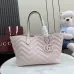 Gucci 855279 GG Marmont Large Tote Bag - White / Light Blue #B60907