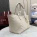 Gucci 855279 GG Marmont Large Tote Bag - White / Light Blue #B60907