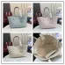 Gucci 855279 GG Marmont Large Tote Bag - White / Light Blue #B60907