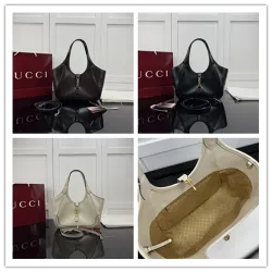 Gucci 866646 Leather Hobo Bag, Top Quality, 26x23x11cm #B61839