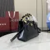 Gucci Diana small tote bag in black leather size:20×16×10cm #B53790