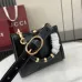 Gucci Diana small tote bag in black leather size:20×16×10cm #B53790