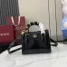 Gucci Diana small tote bag in black leather size:20×16×10cm #B53790