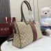 Gucci GG Canvas Handbag 866734 Beige 38.5x22.5x13cm #B62922