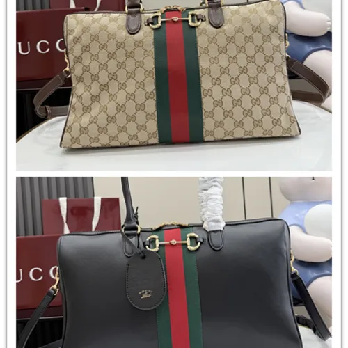 Gucci GG Canvas Handbag 866734 Beige 38.5x22.5x13cm #B62922