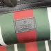 Gucci GG Emblem maxi tote bag in beige and dark brown fabric #B50893