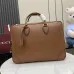 Gucci GG Emblem medium briefcase in brown leather size:40×30×6cm #B53325