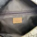 Gucci GG Emblem medium toiletry case in black fabric size:28×14×14cm #B53868