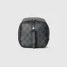 Gucci GG Emblem medium toiletry case in black fabric size:28×14×14cm #B53868