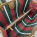 Gucci GG Emblem medium tote bag in beige and dark brown fabric  #B50894
