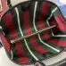 Gucci GG Emblem medium tote bag in beige and dark brown fabric  #B50894