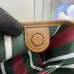 Gucci GG Emblem small bucket bag in beige and dark brown fabric #B50892