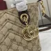 Gucci GG Marmont Quilted Canvas Tote Bag, 17.5 x 17 x 12.5 cm #B63201