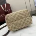 Gucci GG Marmont Quilted Canvas Tote Bag, 17.5 x 17 x 12.5 cm #B63201