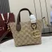 Gucci GG Marmont Quilted Canvas Tote Bag, 17.5 x 17 x 12.5 cm #B63201
