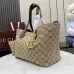 Gucci GG Marmont Quilted Canvas Tote Bag, 30 x 23 x 18 cm #B63203