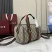 Gucci Mini GG duffle bag in beige and brown GG fabric size:20×13×13cm #B53796