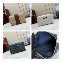  Mini Zipper Denim Pouch Travel Makeup Clutch Bag 875801 #B66545