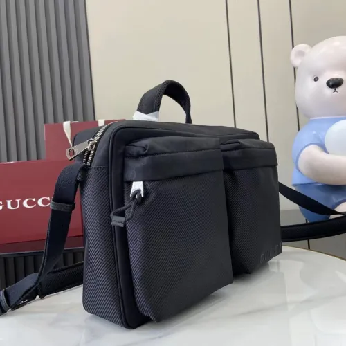 Gucci Nexus small crossbody bag in black GG nylon  size:37×23×10cm #B53793