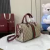 Gucci Ophidia large boston bag in beige and brown GG fabric size:25×17×14cm #B53692
