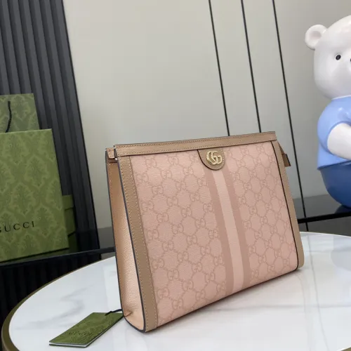 Gucci Ophidia pouch in pink canvas #B52542