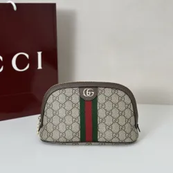 Gucci Ophidia small case in GG Supreme canvas size:24×13×8cm #B53869