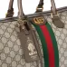 Gucci Savoy large duffle bag in black leather size:44×29×25cm #B53640