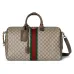 Gucci Savoy large duffle bag in black leather size:44×29×25cm #B53640