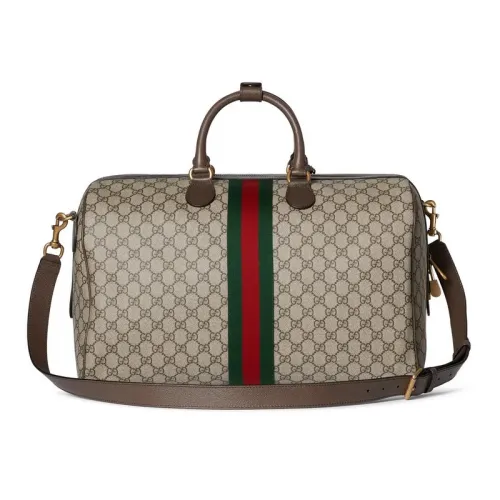 Gucci Savoy large duffle bag in black leather size:44×29×25cm #B53640
