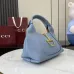 Gucci Softbit medium top handle bag in brown leather #B52664
