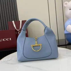 Gucci Softbit medium top handle bag in brown leather #B52664