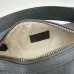 Gucci Vintage-Inspired Olive Green Canvas Crossbody Bag with Red-Green Web Stripe & Gold Hardware #B55972